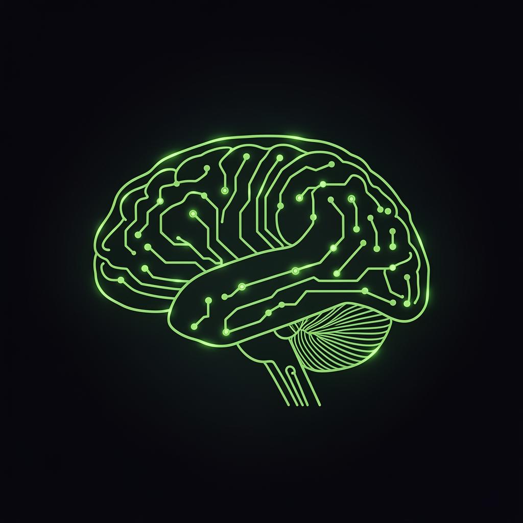 Cerebro con conexiones neuronales